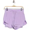 90 Degree By Reflex 2-in-1 Running Shorts In Lavendula