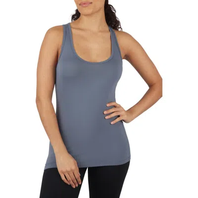 90 Degree By Reflex 2-pack Racerback Tank Tops In Gardenia/grisaille