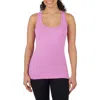 90 Degree By Reflex 2-pack Racerback Tank Tops In Opera Mauve/white