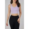 90 Degree By Reflex 2-pack Stone Wash Seamless Alamo Tanks In Lavendula/raindrops