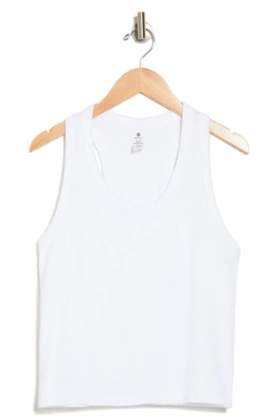90 Degree By Reflex 3-pack Seamless Crop Tanks In White/ White/ White