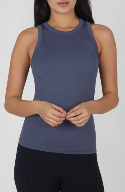90 Degree By Reflex 3-pack Seamless Tank Tops In Blue