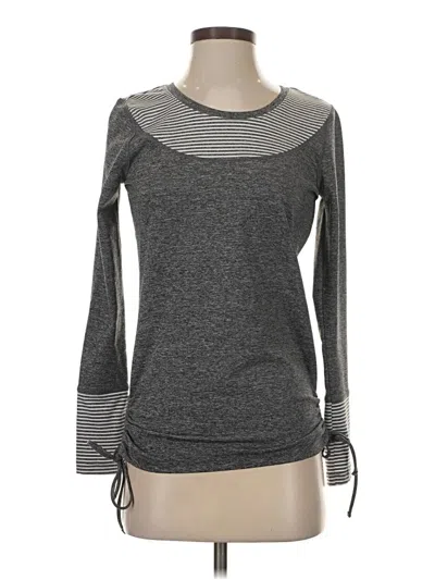 Pre-owned 90 Degree By Reflex 3/4 Sleeve T-shirt In Gray