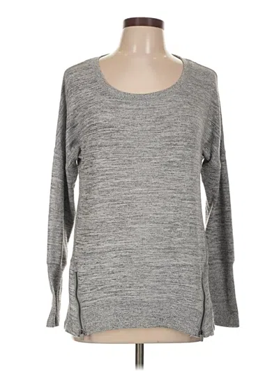Pre-owned 90 Degree By Reflex 3/4 Sleeve T-shirt In Gray