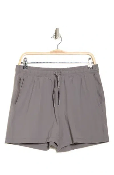 90 Degree By Reflex 5-inch Warp Sonic Active Shorts In Gray