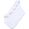 90 Degree By Reflex 6-pack Stripe Half Crew Socks