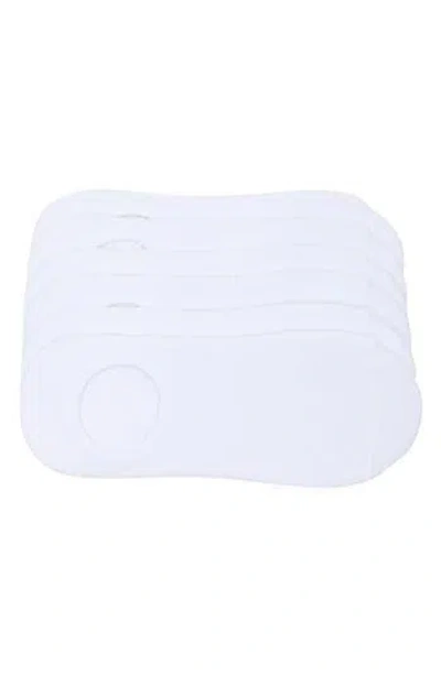 90 Degree By Reflex 6-pack No-show Socks In White