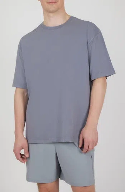 90 Degree By Reflex Acid Stretch Cotton T-shirt In Gray