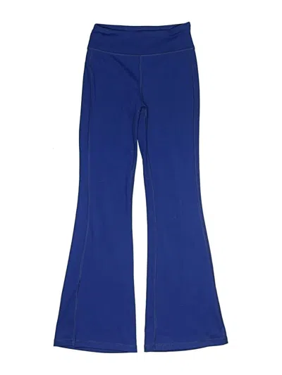 Pre-owned 90 Degree By Reflex Kids' Active Pants In Blue
