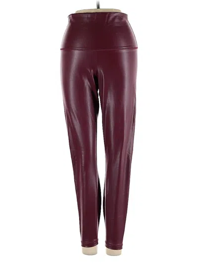 Pre-owned 90 Degree By Reflex Active Pants In Burgundy