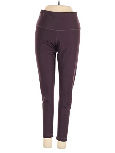 Pre-owned 90 Degree By Reflex Active Pants In Burgundy