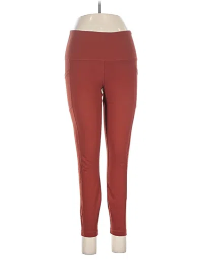 Pre-owned 90 Degree By Reflex Active Pants In Burgundy