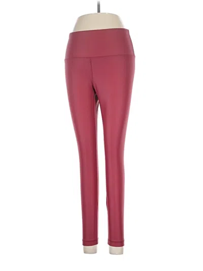 Pre-owned 90 Degree By Reflex Active Pants In Burgundy