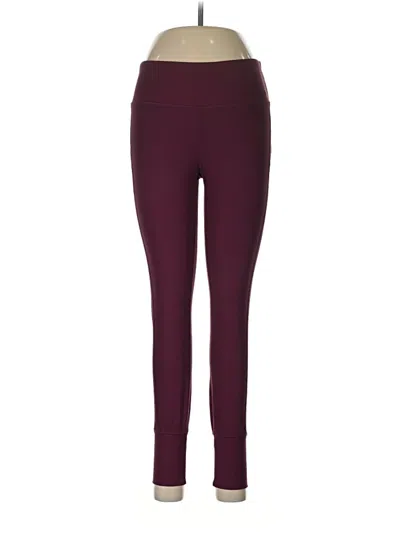 Pre-owned 90 Degree By Reflex Active Pants In Burgundy
