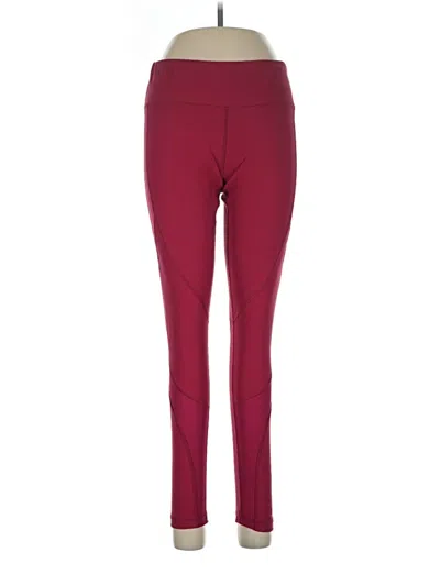Pre-owned 90 Degree By Reflex Active Pants In Burgundy