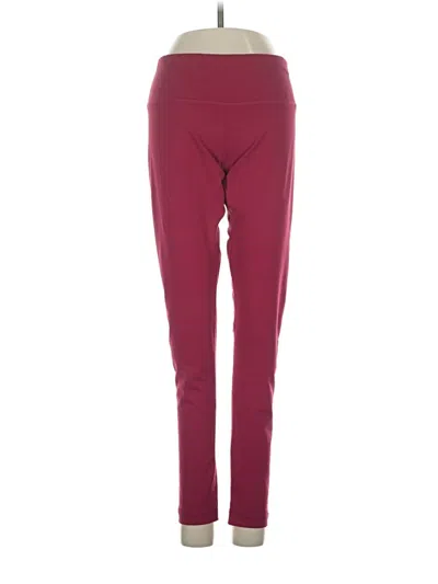 Pre-owned 90 Degree By Reflex Active Pants In Burgundy