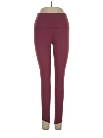Pre-owned 90 Degree By Reflex Active Pants In Burgundy