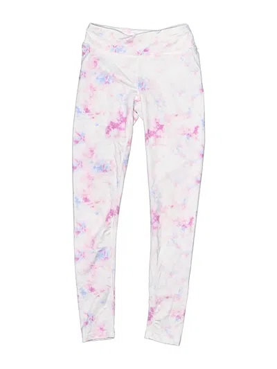 Pre-owned 90 Degree By Reflex Kids' Active Pants In White