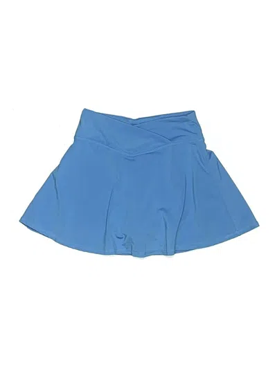 Pre-owned 90 Degree By Reflex Kids' Active Skirt In Blue
