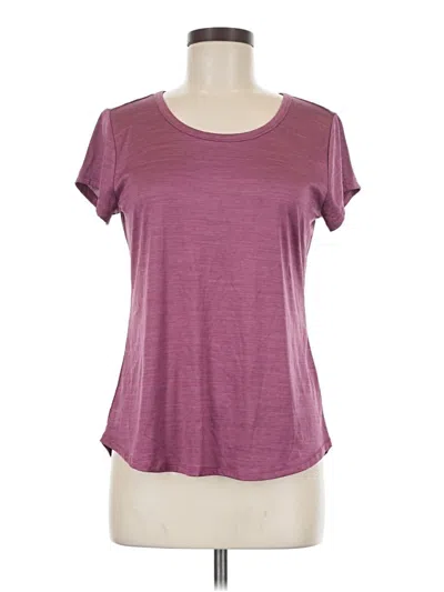 Pre-owned 90 Degree By Reflex Active T-shirt In Burgundy