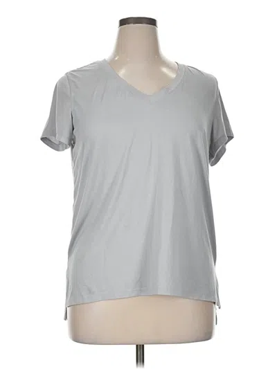 Pre-owned 90 Degree By Reflex Active T-shirt In Silver
