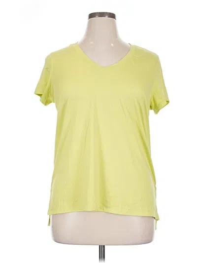 Pre-owned 90 Degree By Reflex Active T-shirt In Yellow