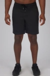 90 Degree By Reflex Activewear Shorts In Heather Charcoal