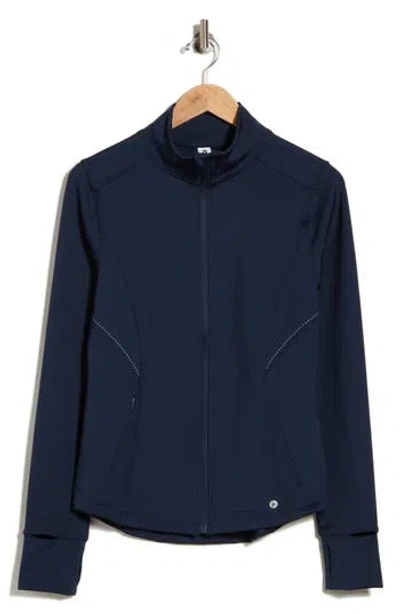 90 Degree By Reflex Air Glide Performance Zip Jacket In Sky Captain
