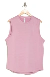 90 Degree By Reflex Air Sense Iconic Textured Muscle Tank In Keepsake Lilac