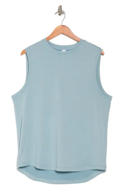 90 Degree By Reflex Air Sense Iconic Textured Muscle Tank In Tourmaline