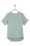 90 Degree By Reflex Air Sense Iconic Textured T-shirt In Green Milieu