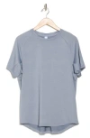 90 Degree By Reflex Air Sense Iconic Textured T-shirt In Weathervane