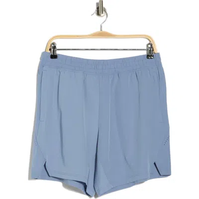 90 Degree By Reflex Airborne 7-inch Woven Shorts In Blue