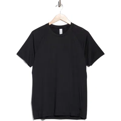 90 Degree By Reflex Airsense Hybrid Aerofuse Performance T-shirt In Black