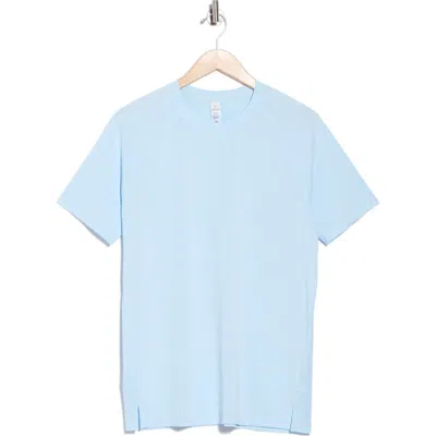 90 Degree By Reflex Airsense Hybrid Aerofuse Performance T-shirt In Serenity Sky