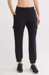 90 Degree By Reflex Alcove Scuba Cargo Joggers In Black