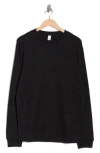 90 Degree By Reflex Alden Crewneck Sweater In Black