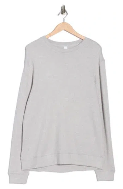 90 Degree By Reflex Alden Crewneck Sweater In Gray