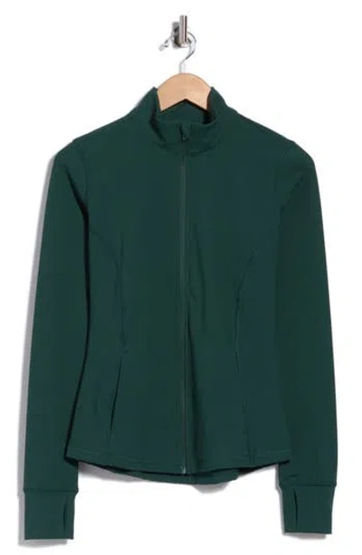 90 Degree By Reflex Altitude Full Zip Performance Jacket In Green