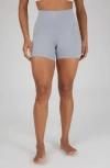 90 Degree By Reflex Assorted 2-pack Wonderlink Tribeca Bike Shorts In Sleet/black