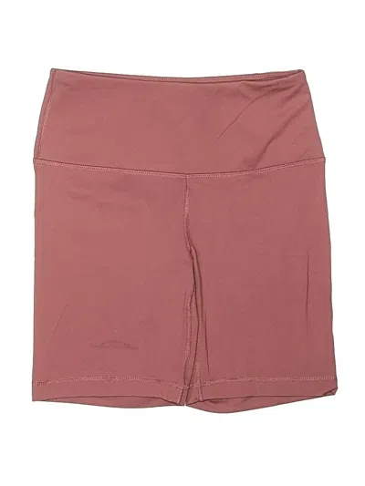 Pre-owned 90 Degree By Reflex Athletic Shorts In Burgundy