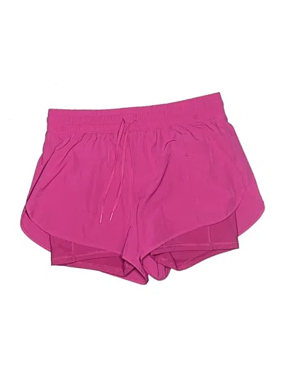 Pre-owned 90 Degree By Reflex Athletic Shorts In Pink