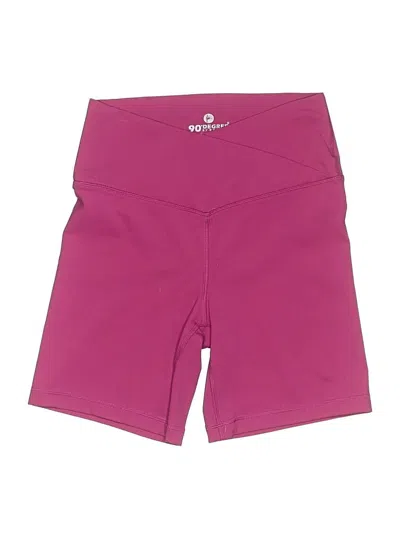 Pre-owned 90 Degree By Reflex Athletic Shorts In Purple