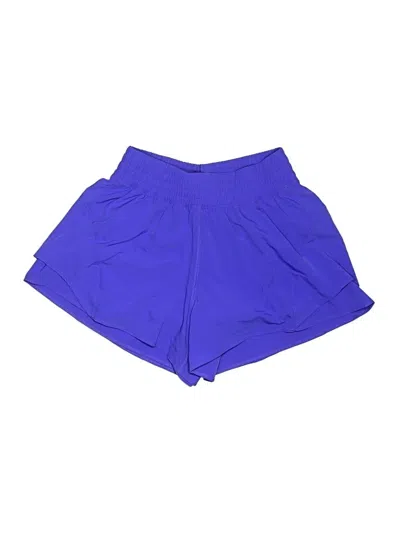 Pre-owned 90 Degree By Reflex Athletic Shorts In Purple