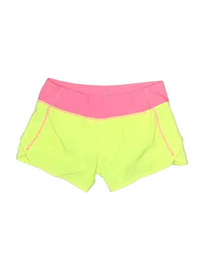 Pre-owned 90 Degree By Reflex Kids' Athletic Shorts In Yellow