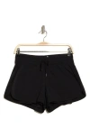 90 Degree By Reflex Brief Lined Drawstring Shorts In Black