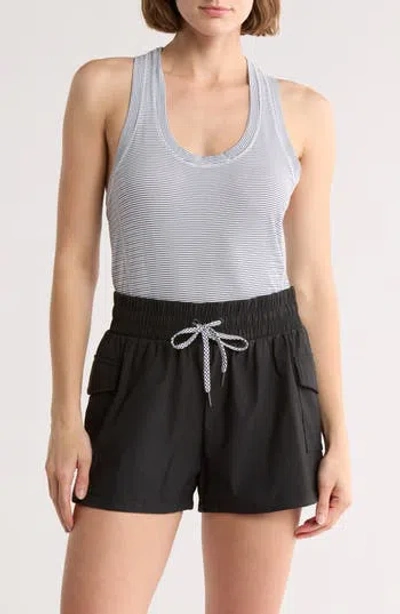 90 Degree By Reflex Caddy Racerback Tank In Blue
