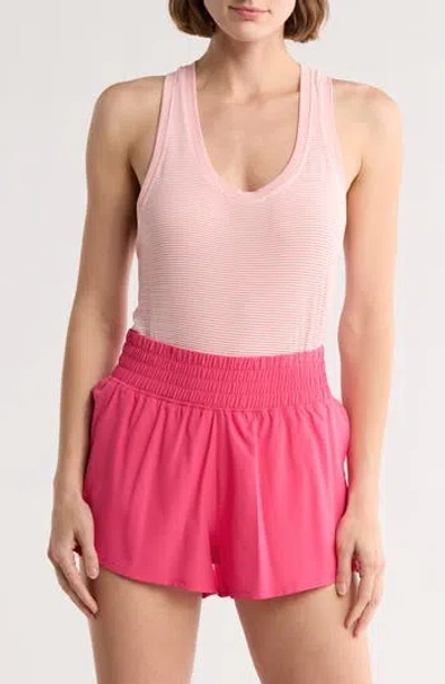 90 Degree By Reflex Caddy Racerback Tank In Pink