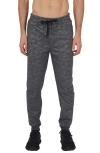 90 Degree By Reflex Camo Print Brushed Joggers In Heather Charcoal