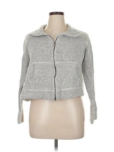 Pre-owned 90 Degree By Reflex Cardigan Sweater In Gray